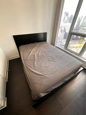 Ikea Queen Bed With Ikea Mattress 160x200cm