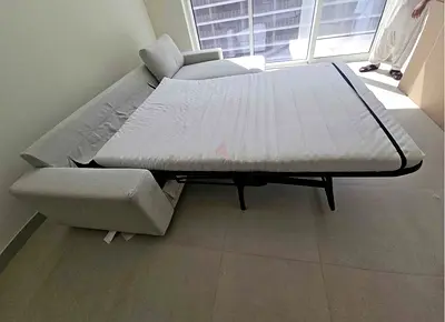 Ikea vimle L shape sofa bed under storage space and mattress