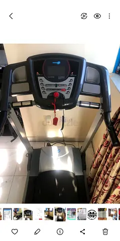 Compact electric treadmill in good working condition