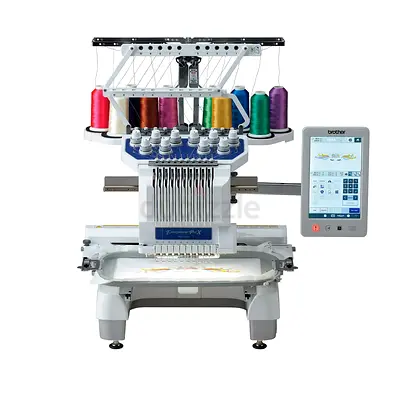 Brother PR1055X embroidery machine 10 needles with build in camera
