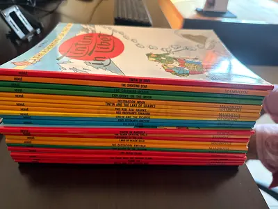 Adventures of Tintin, set of 22 books in new condition