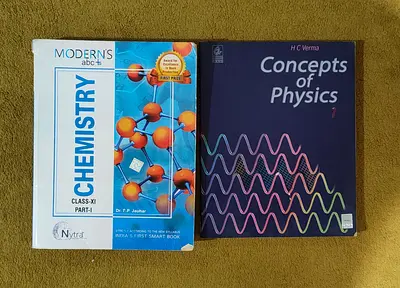 Modern ABC CHEMISTRY class 11 part 1 + HC Verma Concepts of Physics part 1