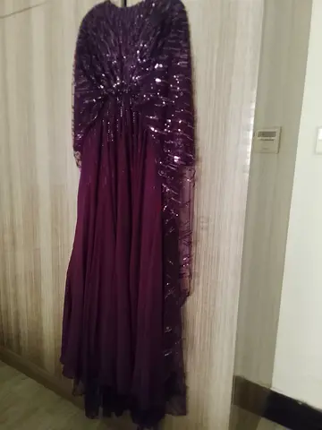 Purple women's dress