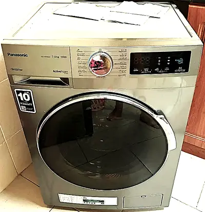 Panasonic Front Load Washing Machine - 7kg with 1400rpm, Silver (Perfect Condition)