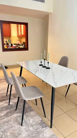 Kitchen Dining Set – Table + 4 Chairs