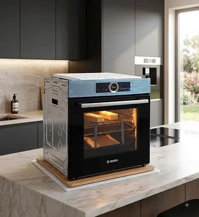 Bosch Series 8 Built-in Electric Oven 60x60cm – Brand New | TFT Display | Stainless Steel