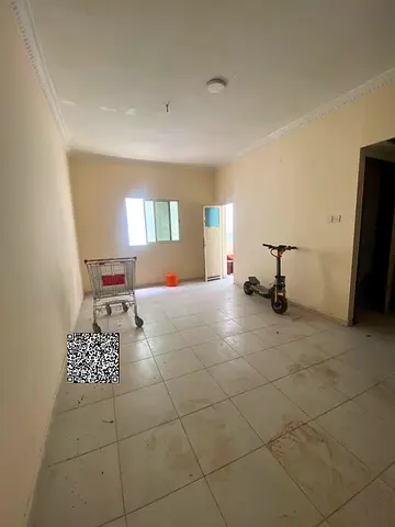 **Studio for Annual Rent in Ajman – Industrial Area** A well-located studio available for **official bachelor accommodation**, featuring a balcony an