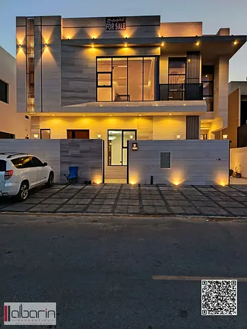 Luxury villa for sale in Al Helio – Ajman | Private pool and modern design