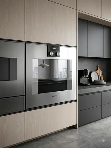 Gaggenau 400 Series Latest Model Built-in Electric Oven, Microwave & Warming Drawer Set