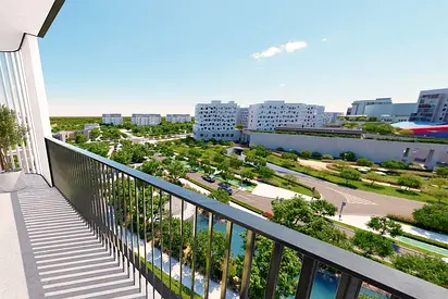 High Floor | Corner - University and Pool View