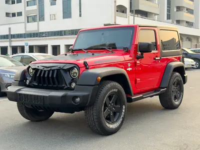 Well Maintained Wrangler Sport 2017 4x4 | GCC Specs accident free fully loaded 100% bank loan also