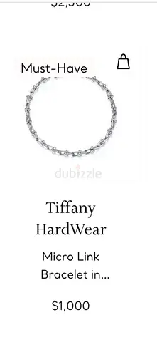 Tiffany HardWear Micro Link Bracelet - Silver