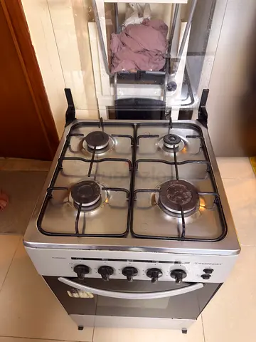 Used 4-Burner Gas Cooker with Oven - Good Working Condition