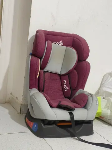 Moon Toddler Car Seat Burgundy and Grey