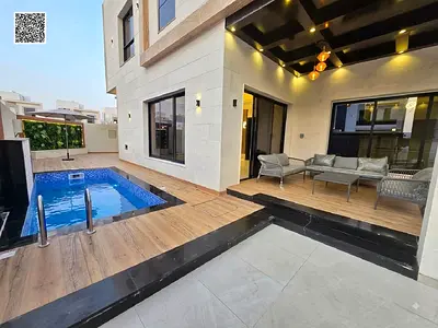 🔥 فيلا فاخرة جديدة للبيع في الزاهية – عجمان 🔥 🏡 6 غرف ماستر + مسبح خاص | تملك حر | تسجيل مجاني