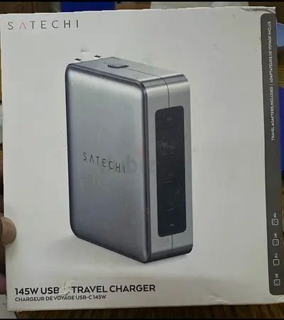 Satechi 145W USB-C Travel Charger - Silver (Boxed)