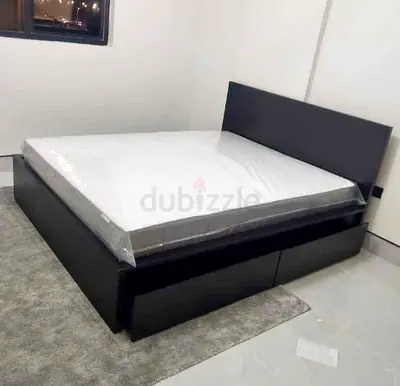 Ikea Queen Size Bed with Mattress Available in Perfect Condition