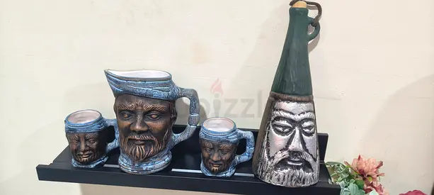 Decorative jugs and bottle for sale