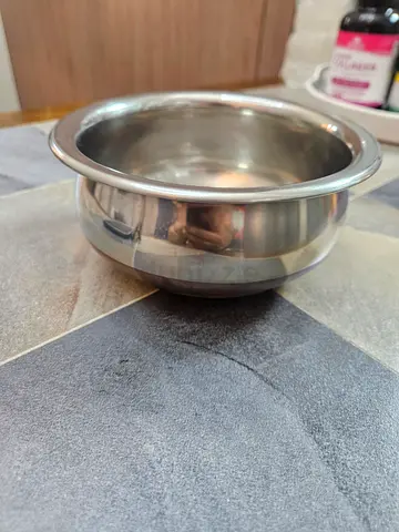 Stainless small heating pot - 1 piece, used