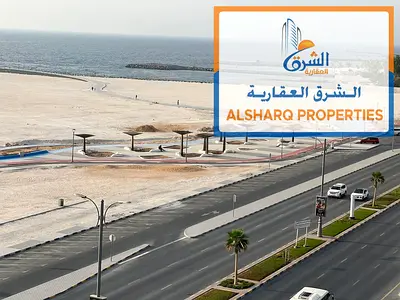 Sea view in the first row on Ajman Corniche, two rooms, a hall and a bathroom, maintenance on the owner, prime location and price of only 27,000 annua