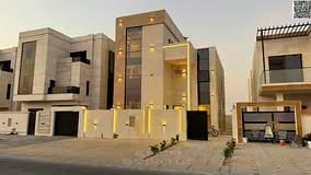 Experience luxury in Al-Haliyo | A sophisticated villa with a modern design and spacious layout, two