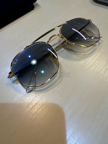 Ray-Ban gold frame sunglasses - gently used