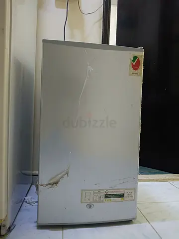 Small single-door fridge - used, working condition and almost brand new and also plastic isn't open