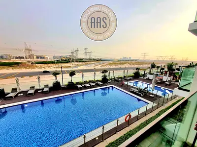 Premium Pool-Facing 1 Bedroom | Rare 2-Balcony Layout | 2 Bathrooms | Chiller Free | Azizi Riviera