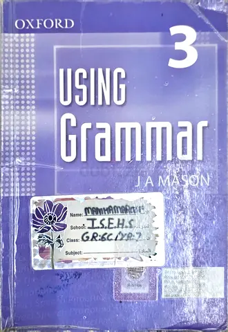 Using Grammar 3 by J A Mason (Oxford)