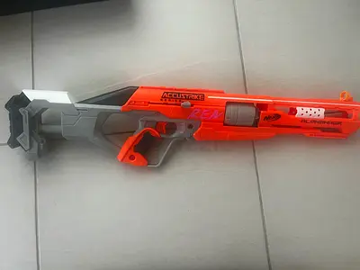Nerf AccuStrike & AlphaHawk Dart Blaster - Good Condition, no darts