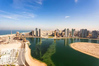 🌊🔥 Brand-New Luxury 3-Bedroom Apartment for Sale in Al Khan, Sharjah | Full Sea View | 3,627 Sq.