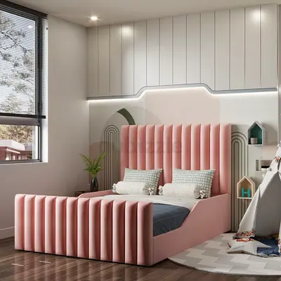 Twin Size Luxury Upholstered Brand New High Quality Bed