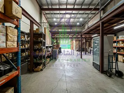 Warehouse for Annual Rent in Industrial Area Eleven Sharjah Seven Thousand Five Hundred Sq Ft Mezzanine Offices High Power Capacity Four Payments
