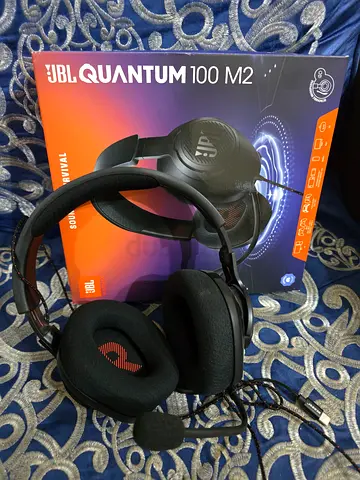 JBL Quantum 100 M2 Wired Gaming Headset - Black (Boxed)