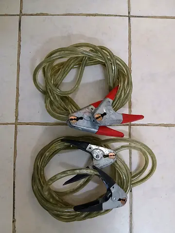 Pair of Heavy Duty Jumper Cables Battery Cable Cheap price 25.00 Aed