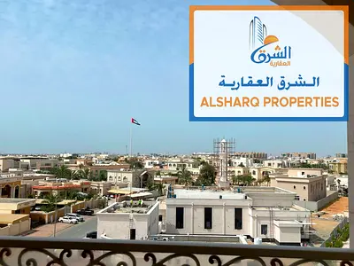 Ajman real estate explosion! Largest one-bedroom apartment in Al Jurf 2 near Al Aqsa, modern finishes, two bathrooms (master), built-in wardrobes, cen