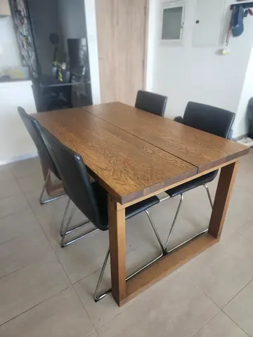 Solid Wooden Dinner Table