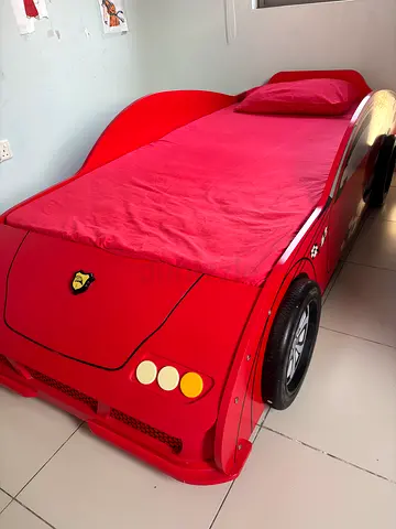 Red Kids Car Bed – Pan home