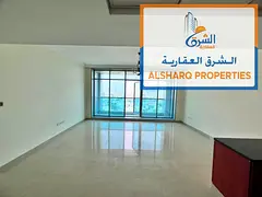 Annual Rent Al Residences Corniche Ajman 1BR Master Balcony Open View Gym Pool Parking 50k 4 Payment