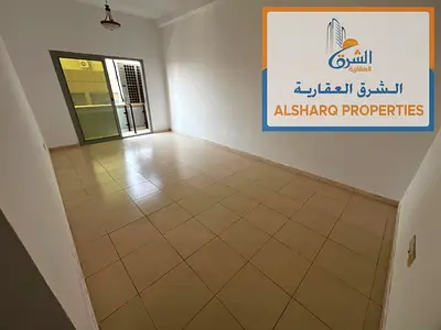 Two bedrooms and a living room in Al Nuaimiya 1, directly opposite Al Nuaimiya Towers. Balcony with an excellent view. Two bathrooms. Spacious area. A