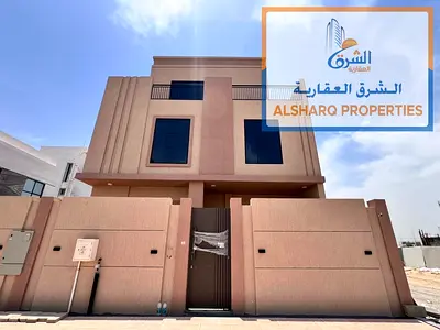 الحوشي الشارقة | فيلا للإيجار | أول ساكن | 5 غرف ماستر | 7 حمامات | عقد مباشر | بدون تأمين | 160 ألف