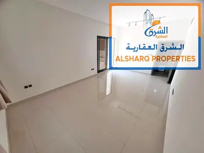 Second tenant 2BR apartment with roof in Al Hamidiya 1, 2 master rooms, maid room, deluxe finish, balcony, large roof, prime location.