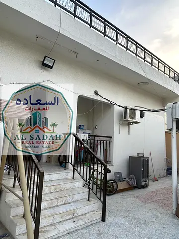 Two houses for sale in Samnan. The first house has 4 bedrooms, a living room, a majlis (formal sitting room), and a kitchen; currently rented for 55,000. The second house has 5 bedrooms, a living room