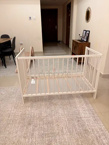 Baby Cot With rails