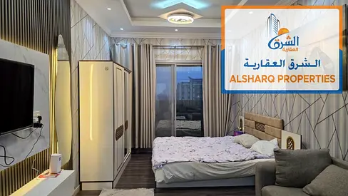 استديو مفروش بإطلالة بانورامية في جاردن سيتي موقف سيارات سهل المخرج لدبي والشارقة