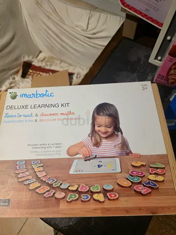 Montessori Deluxe Learning Kit - Wooden Numbers & Letters, New. Unused.