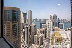 3-bedroom apartment with living room for annual rent in Al Qasba, Sharjah | 2,100 sq ft | Maid's roo