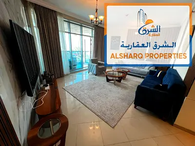 شقة مفروشة فندقية غرفتين وصالة للإيجار السنوي – أبراج الريزيدنس، كورنيش عجمان فرصة مميزة للإيجار السنوي في أبراج الريزيدنس على كورنيش عجمان. شقة مفروش
