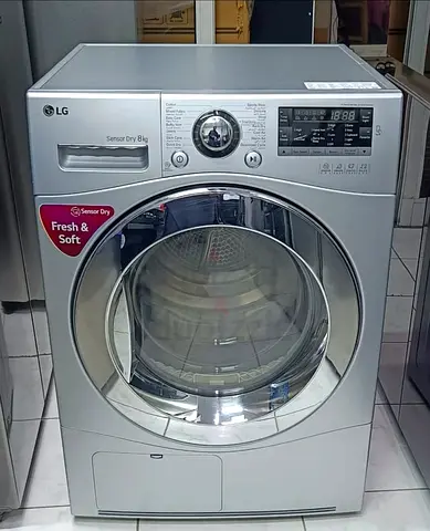 LG Latest Model 8KG 💯 Dryer Clothes With Touch Penal Control Digital Clock 60x60 cm