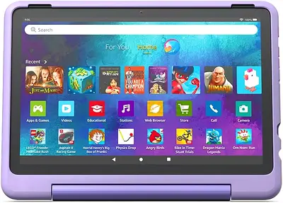 AMAZON FIRE HD 10 KIDS PRO (13TH GEN) BLACK WITH HAPPY DAY CASE 32GB